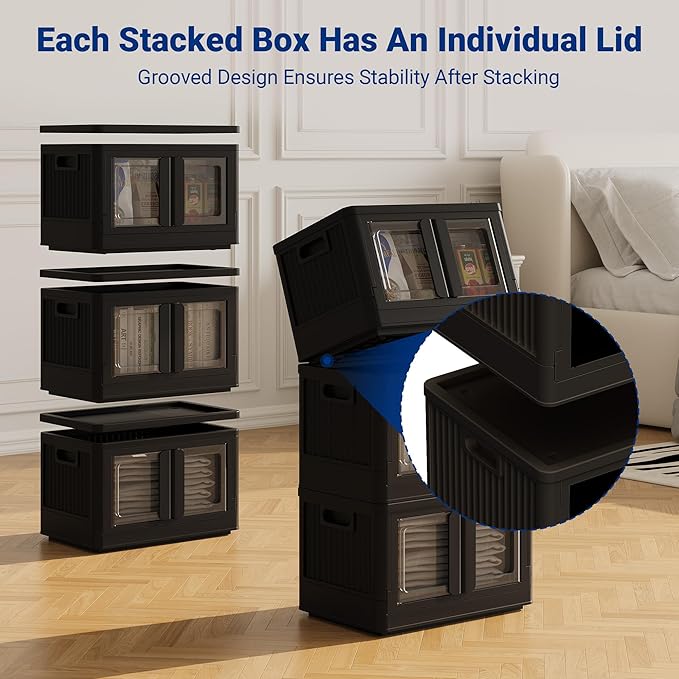 FLEXIMOUNTS 110 QT Stackable Storage Bins - Image 7