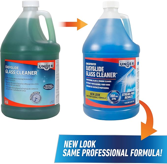 Unger Professional Streak-Free EasyGlide Glass Cleaner Concentrate, 1 Gallon - Image 2