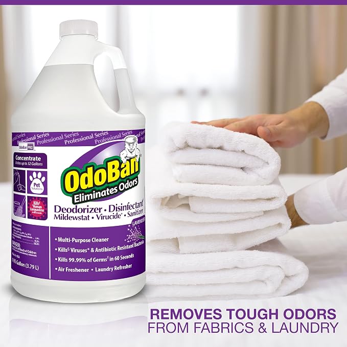 OdoBan Professional Disinfectant and Odor Eliminator Concentrate, Made in the - Image 4