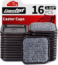 Ezprotekt 1 3/4" Square Reusable Felt Furniture Caster Cups by VisittheEzprotekt