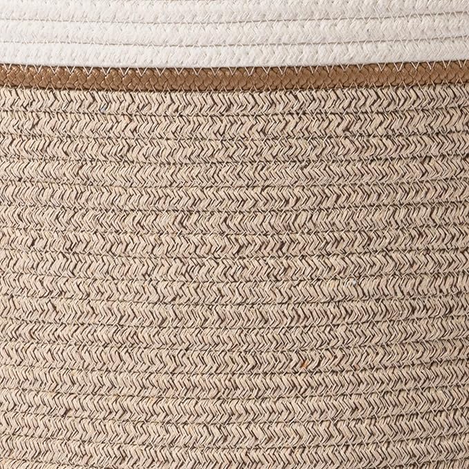 LA JOLIE MUSE Woven Basket Rope Storage Baskets - Image 6