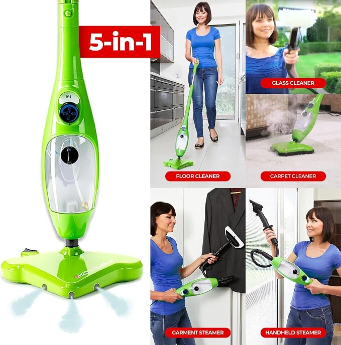 H2O X5 Steam Mop 5-in-1 DualBlast and Handheld Steamer Cleaner - Image 3