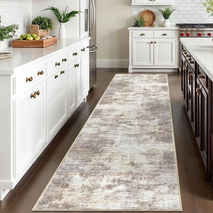 IOHOUZE Abstract Runner Rug 3x10 Ft Washable Runners - Image 2