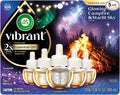 Air Wick Plug In Vibrant Scented Oils Refills, Campfire & Starlit Sky, 5 ct by AirWick