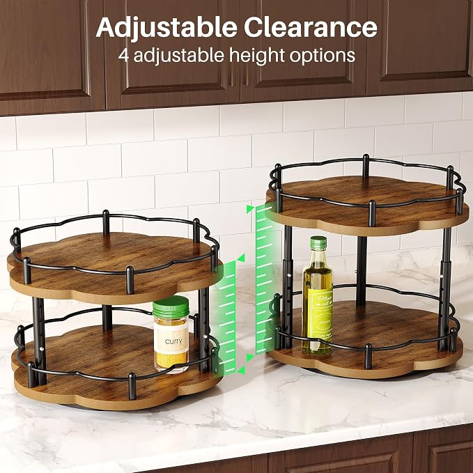 Lazy Susan Spice Rack Organization - Image 5