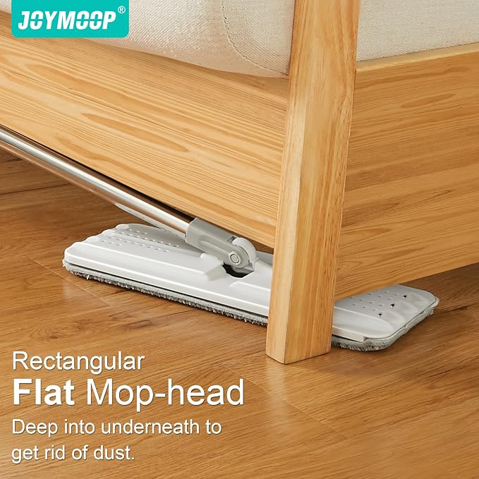 JOYMOOP Easy Clean and Self-Squeezing Microfiber Flat Mop and Bucket System - Image 4