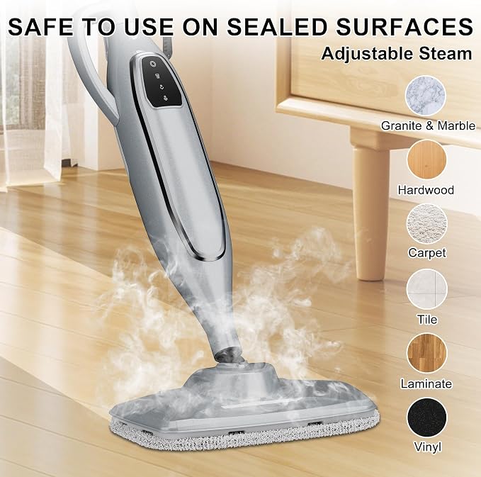 Steam Mop, 11-in-1 Powerful Handheld Steam Cleaner - Image 5