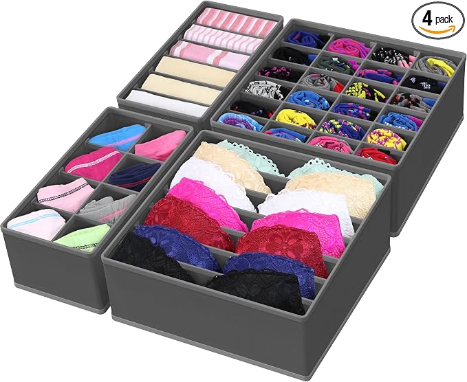 Simple Houseware 4-Pack Drawer Organizer Set by SimpleHouseware