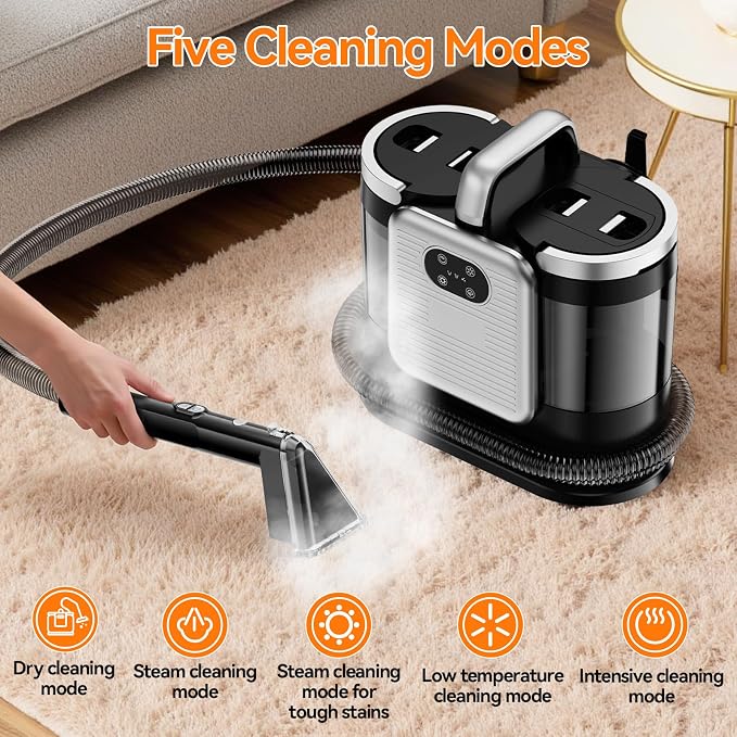 Portable Carpet and Upholstery Spot Cleaner Machine, Instant Heating Carpet - Image 2