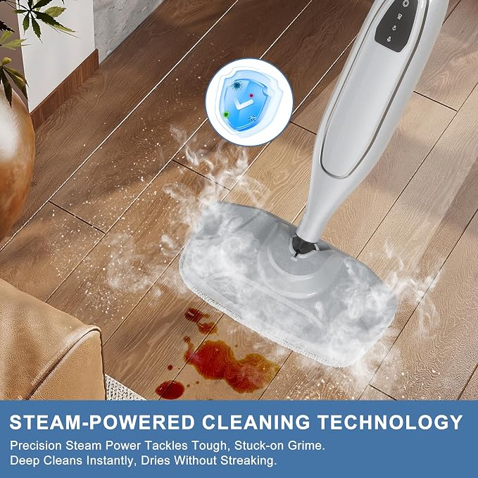 Steam Mop Cleaner, GONGNAR All-in-one Powerful Handheld Steam Cleaner - Image 8