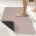 Bath Mat, Ultra Thin Bathroom Rugs, Rubber Bath Mats by BosapDirect