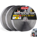 XFasten Butyl Putty Tape, 1/8" x 3/4" x 30' EDPM Butyl Rubber Sealant, by XFasten