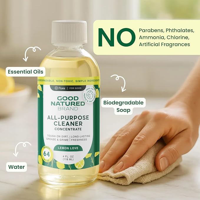 Good Natured Brand All-Purpose Cleaner Concentrate + 16 oz Bottle | - Image 3
