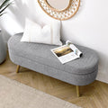 Furnimart 43.5" Queen Size Storage Ottoman Bench, Flip Top End of Bed Storage by FurnimartFurniture