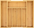 VaeFae Bamboo Drawer Organizer, Expandable Silverware Drawer Organizer by VaeFaeDirect