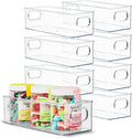 Plastic Food Storage 8 Pack Clear Container Bin by primebox