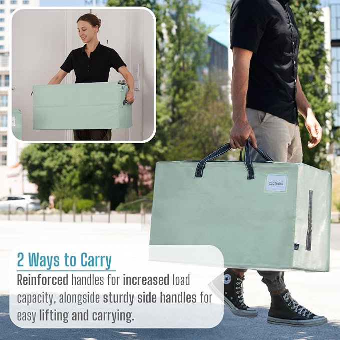 VENO 6 Pack Moving and Storage Bags, Heavy Duty, Alternative to Moving Boxes - Image 6
