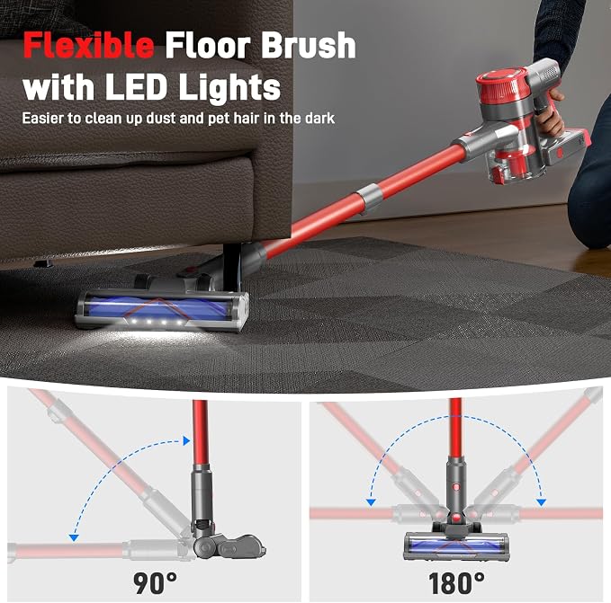 Cordless Vacuum Cleaner, Lightweight Stick Vacuum Cleaner - Image 7