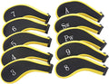 Sword &Shield sports Neoprene Zipper Golf Club Iron Head Covers Iron Covers by Unknown