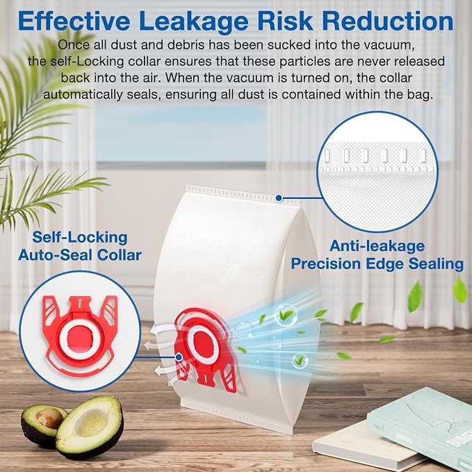 20 Pack 3D Airclean FJM Vacuum Cleaner Bags Compatible - Image 5
