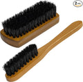 TAKAVU Leather & Upholstery Cleaning Brush Set, 100% Black Boar Bristle by TAKAVU