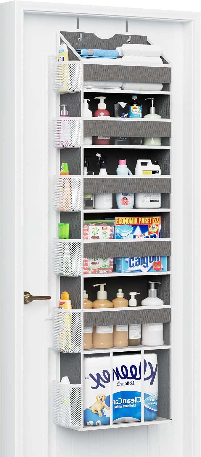 Over The Door Organizer Storage - 50lb Heavy Duty 6 Shelf Over Door Organizer by Unknown