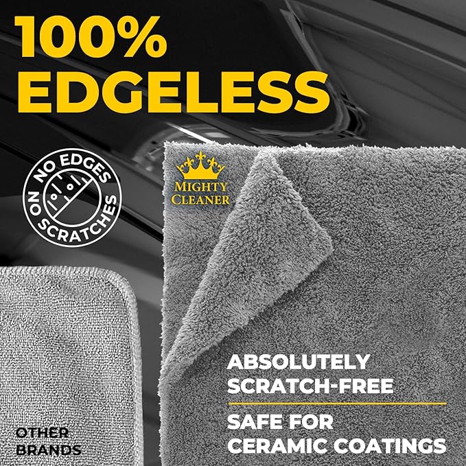 Edgeless Microfiber Towels for Cars – 6pk - Image 4