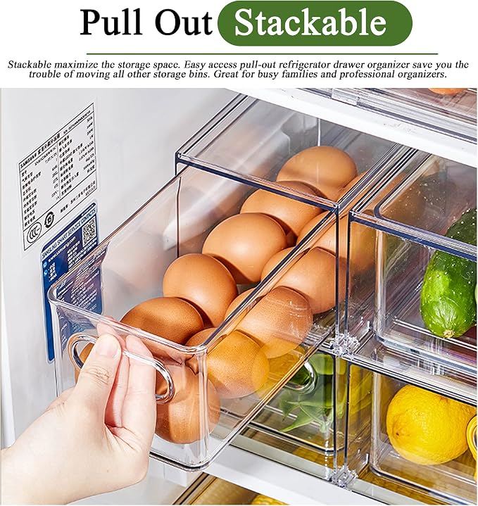 2 Pack Fridge Organizers and Storage - Image 4