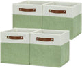 HNZIGE Fabric 11x11 Cube Storage Bins, Foldable Storage Cube Bin Baskets by HNZIGE