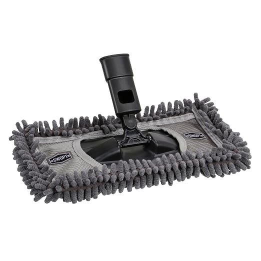 SWOPT 12” Microfiber Dust Mop Head w/Refill — Cleaning Head Interchangeable by SWOPTCleaning