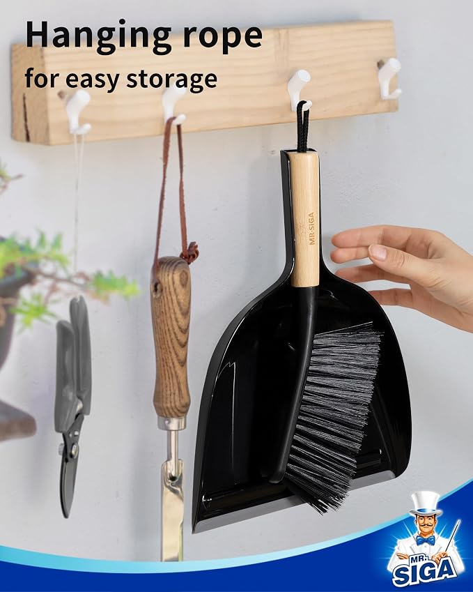 MR.SIGA Dustpan and Brush Set, Portable Cleaning Brush and Dustpan Combo - Image 6