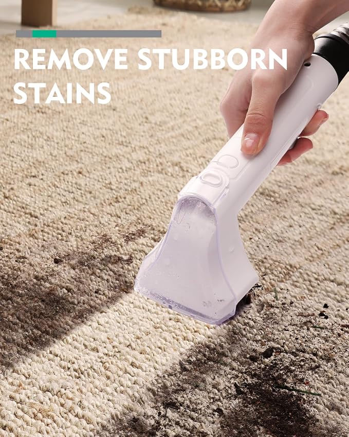 HAUSHOF Portable Carpet Spot and Upholstery Cleaner, Lightweight Handheld Deep - Image 3