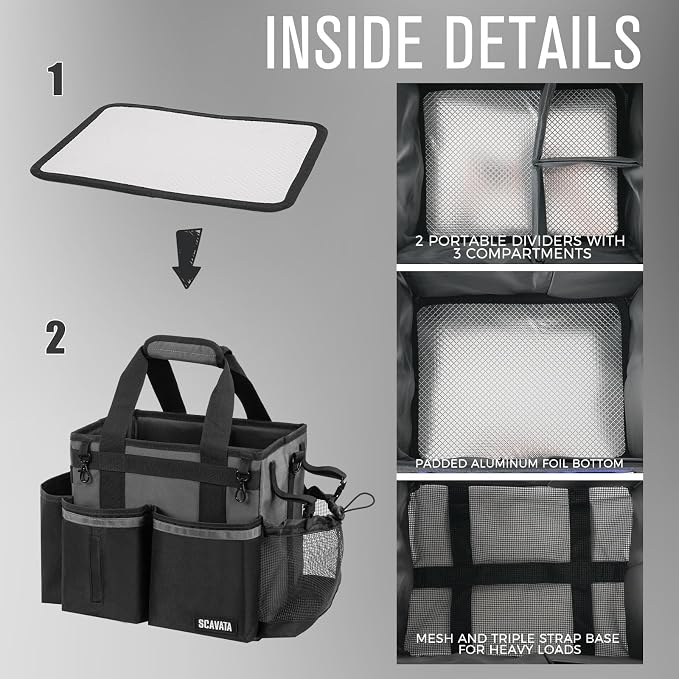 Compact Wearable Cleaning Caddy, Small Cleaning Caddy Supplies Organizer - Image 4
