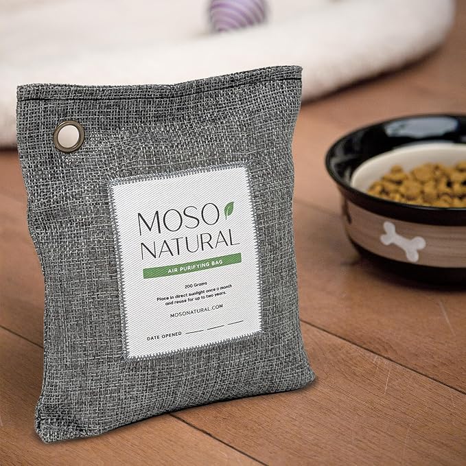 Moso Natural Air Purifying Bag 200g | Premium Bamboo Charcoal Odor Absorber - Image 6