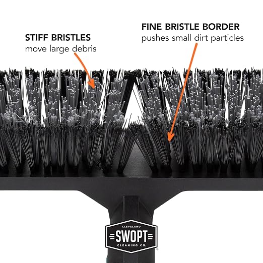 SWOPT 18” Standard Multi-Surface Push Broom Head — Indoor and Outdoor Push - Image 8