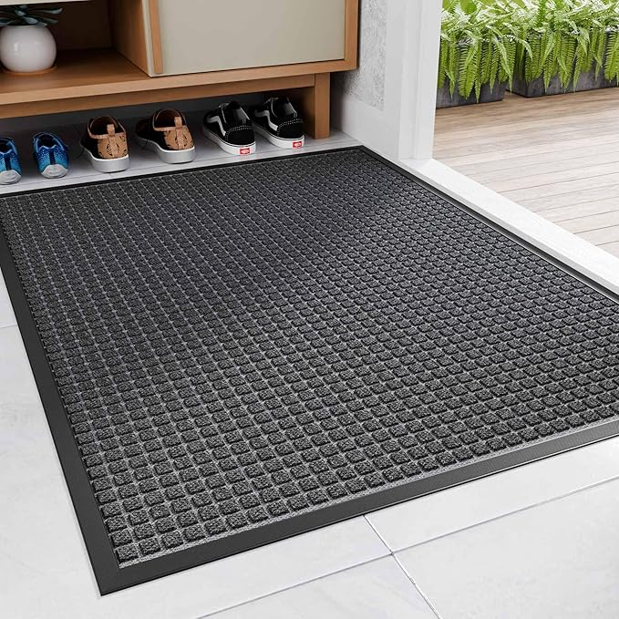 Amyracel Welcome Mat Indoor Door Mat, Heavy Duty Outdoor Mats by Amyracel