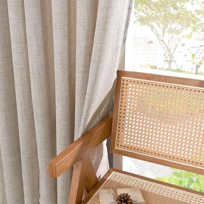 YoungsTex Linen Kitchen Curtains 36 Inches Long - Image 7