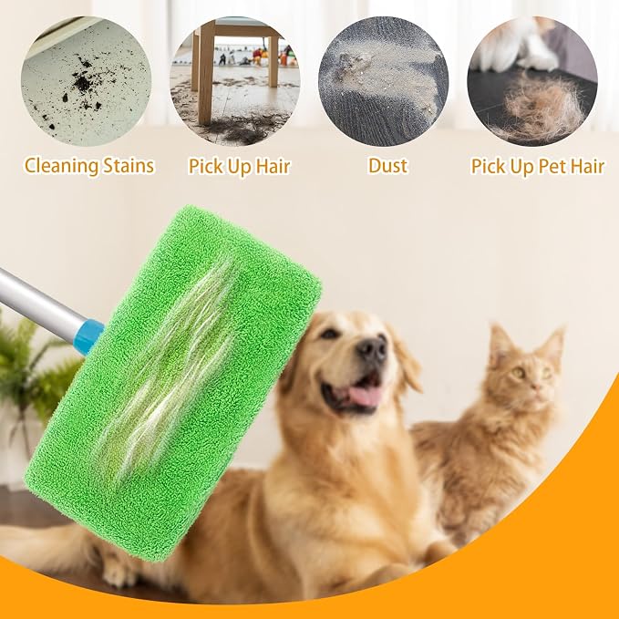 Reusable Dry Sweeping Cloths Microfiber Wet Mop Pads Compatible - Image 7