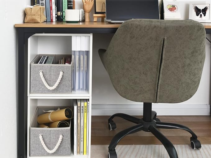 StorageWorks Storage Baskets for Shelves, Foldable Fabric Closet Storage Bins - Image 5