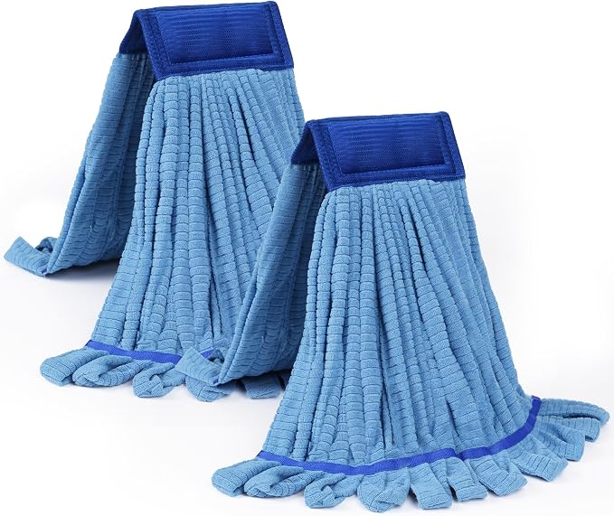 Large Microfiber Tube Mop Heads, Heavy Duty Mop Head, Highly Absorbent by DRKLEAN