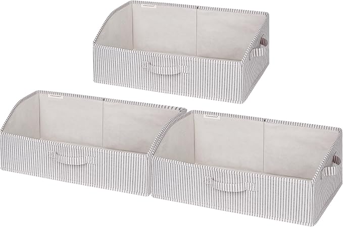 StorageWorks Closet Storage Bins, Trapezoid Organizer Box by StorageWorks