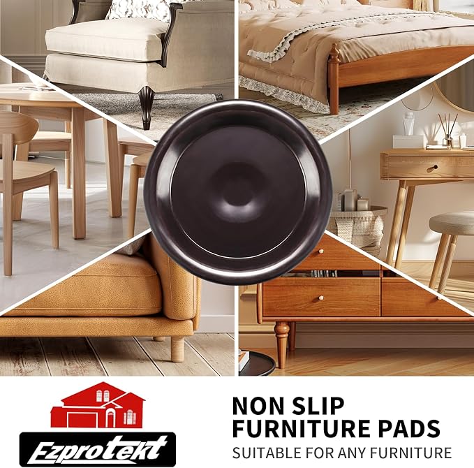 Ezprotekt 1 5/8" Round Non Slip Furniture Pads - Image 4