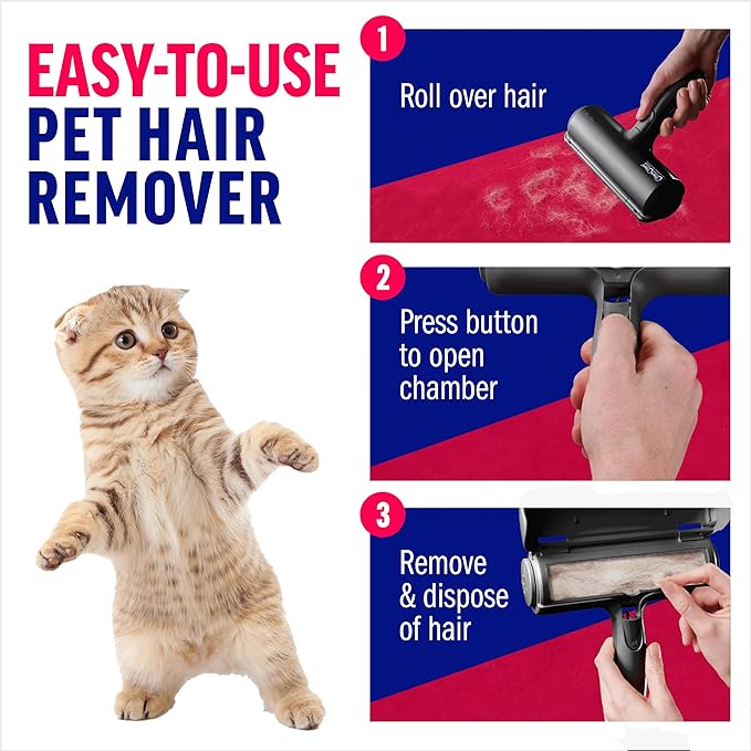 ChomChom Roller Pet Hair Remover and Reusable Lint Roller - Image 3