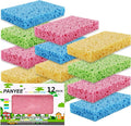 Compressed Cellulose Kitchen Sponges 12Pack，Non-Scratch Biodegradable Natural by PANYEE