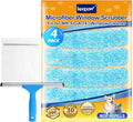 KEEPOW 14" Microfiber Window Scrubber Refill Replacement Compatible by KEEPOW