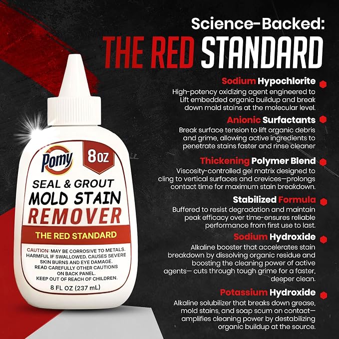 Pomy Professional Grade Mold Stain Remover Gel Thick No-Run Gel - Image 5
