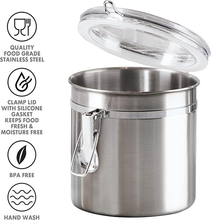 Oggi 36-Ounce Stainless Steel Canister - Image 3
