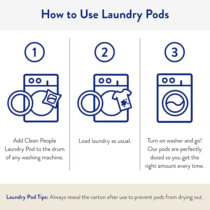 The Clean People Fragrance Free Laundry Detergent Pods - Image 4