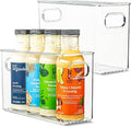 Plastic Food Storage 2 Pack Clear Container Bin by primebox