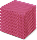 Homaxy 100% Cotton Waffle Weave Kitchen Dish Cloths, Ultra Soft Absorbent Quick by Homaxy